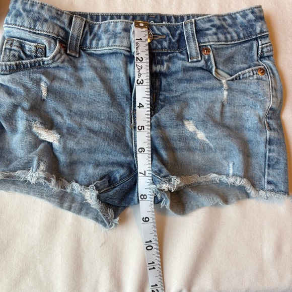 Old Navy Light Blue Denim Girls' Shorts and Cat and Jack denim shorts - Picture 15 of 15